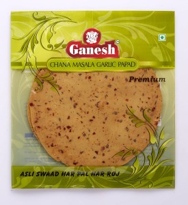 Ganesh Chana Masala Garlic Papad 200 gms