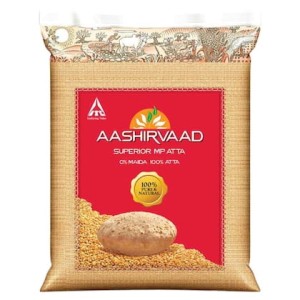 Aashirvaad Whole Wheat Atta 5 Kgs