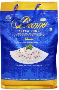 Banno Extra Long Basmati Rice 5000gm